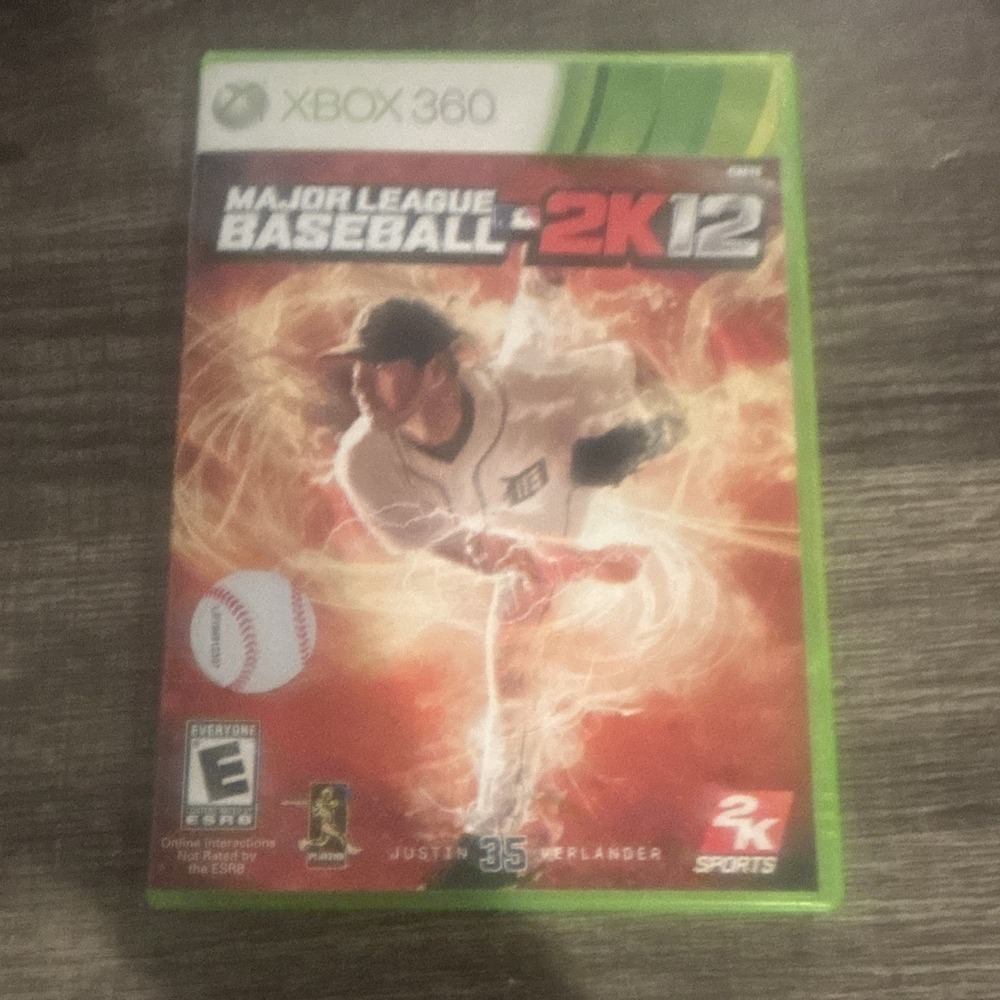 2K Sports Major League Baseball 2K12 Xbox 360 Manual Included E 2012 NTSC-U/C
